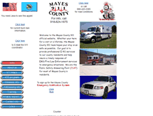 Tablet Screenshot of mayescounty911.org
